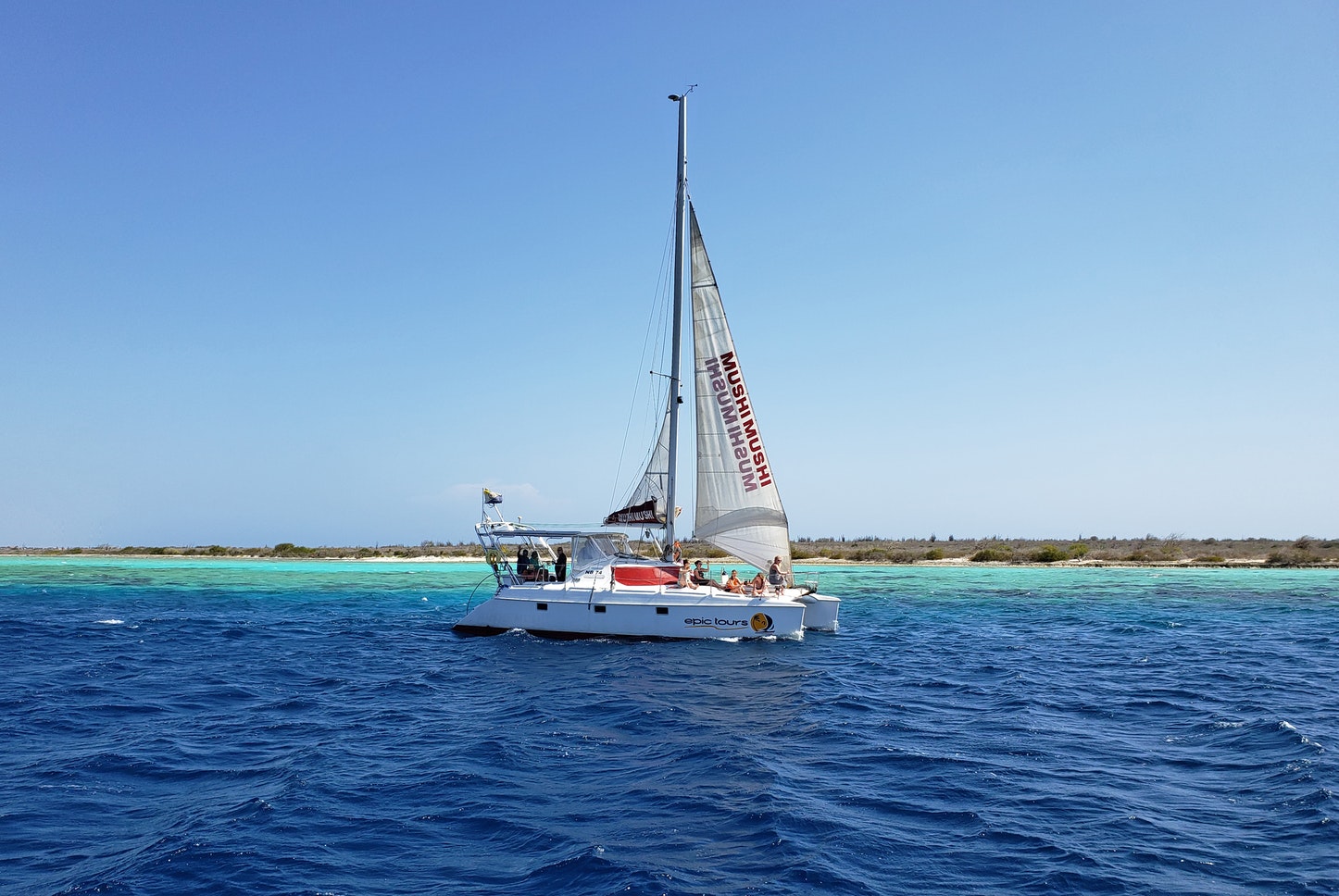 Catamaran sail in Bonaire